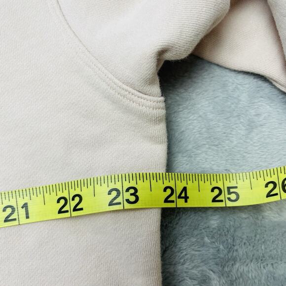 Lululemon Softstreme Perfectly Oversized Cropped Sweatshirt Womens 4 Blush Crew - Picture 6 of 9